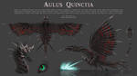 Commission: Wyvern Reference Sheet Aulus Quinctia by PandiiVan