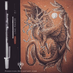 Lantern Night - Fox hybrid with featheres wings