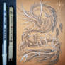 Eastern feathered Dragon sketch