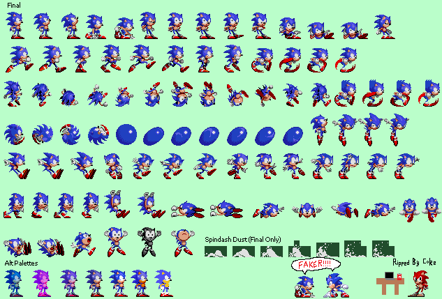 Sonic Chaos Tails Sprites (Sonic 2 Palette) by NickyTeam2 on DeviantArt