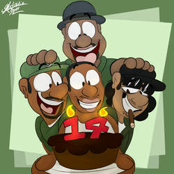 (GTA SA) Happy Bday CJ! by ArtisticBurr