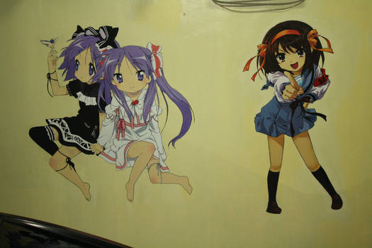 anime wall painting