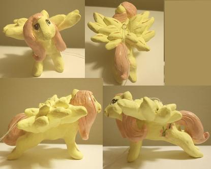 My Little Custom Fluttershy Sculpture