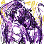 'TwoHotBodies'--Sketch by PoldalleLovesnare