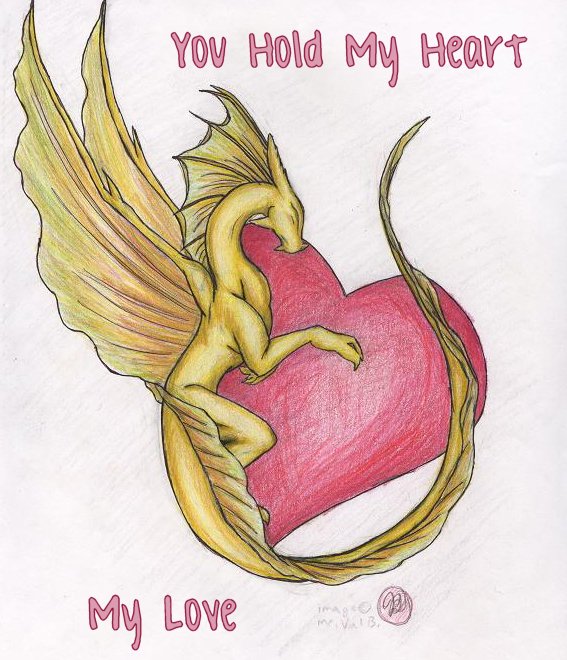 Dragon+Heart Vday Card