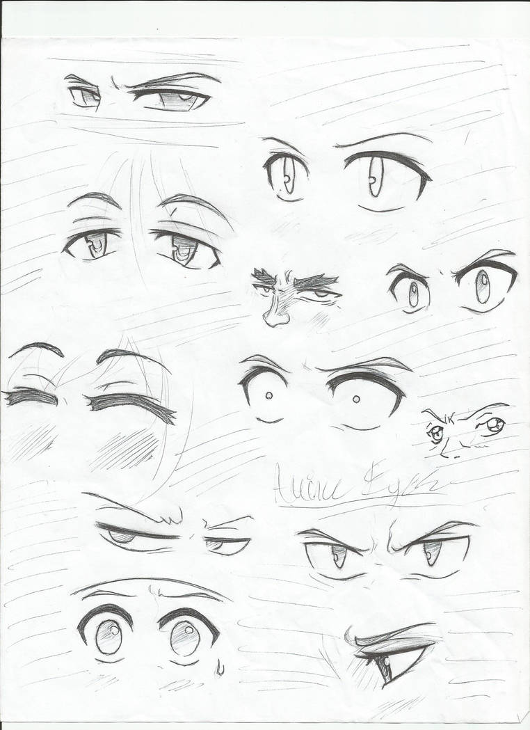 Anime Eyes 2 by ElementKyo on DeviantArt