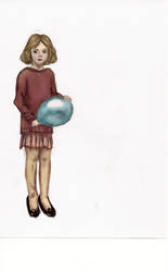 Girl with balloon