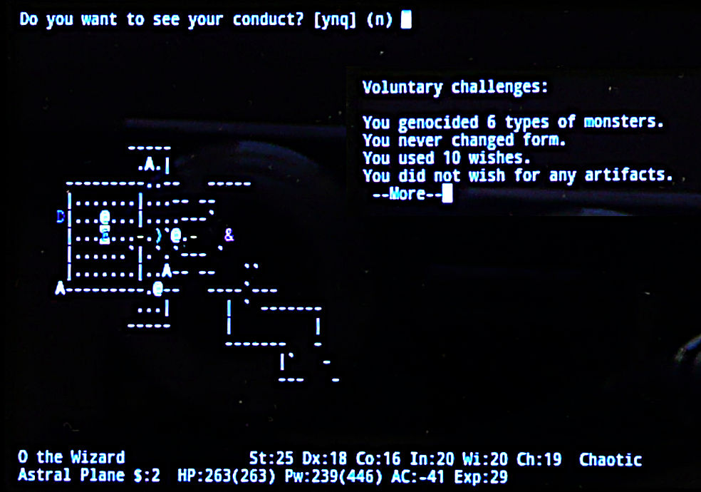 Nethack Endgame 22 by Astanael Nethack Endgame 22 by Astanael