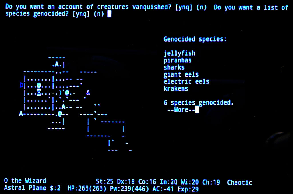 Nethack Endgame 21 by Astanael Nethack Endgame 21 by Astanael