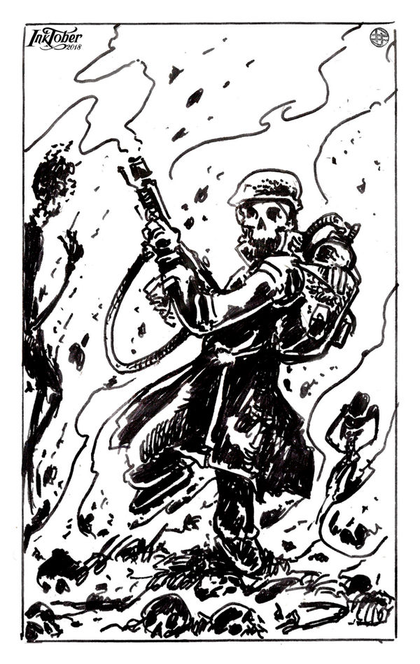 Inktober 2018 - #03 - Roasted