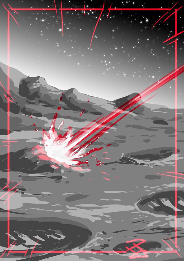 Inktober 17 - Collide by Astanael on DeviantArt