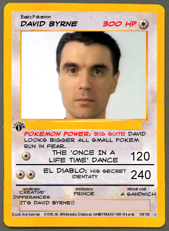 David Byrne I Choose you