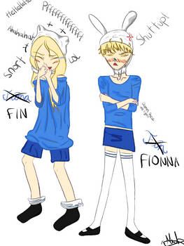Fionna and Finn - Crossdressing!