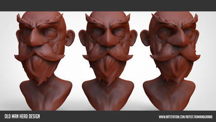 Old Man Sculpt