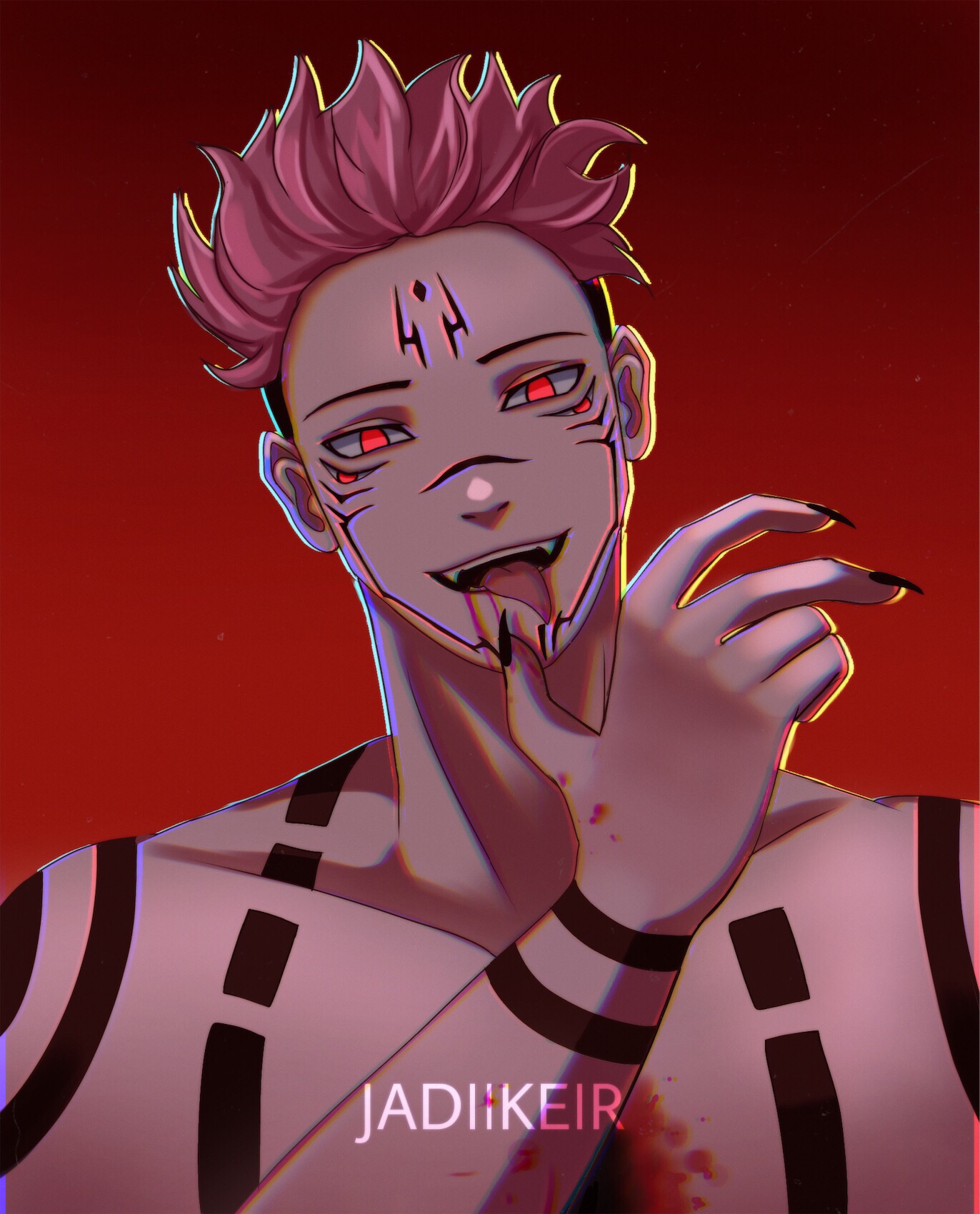 Sukuna Ryn Ryomen Sukuna by JadiikeiR on DeviantArt