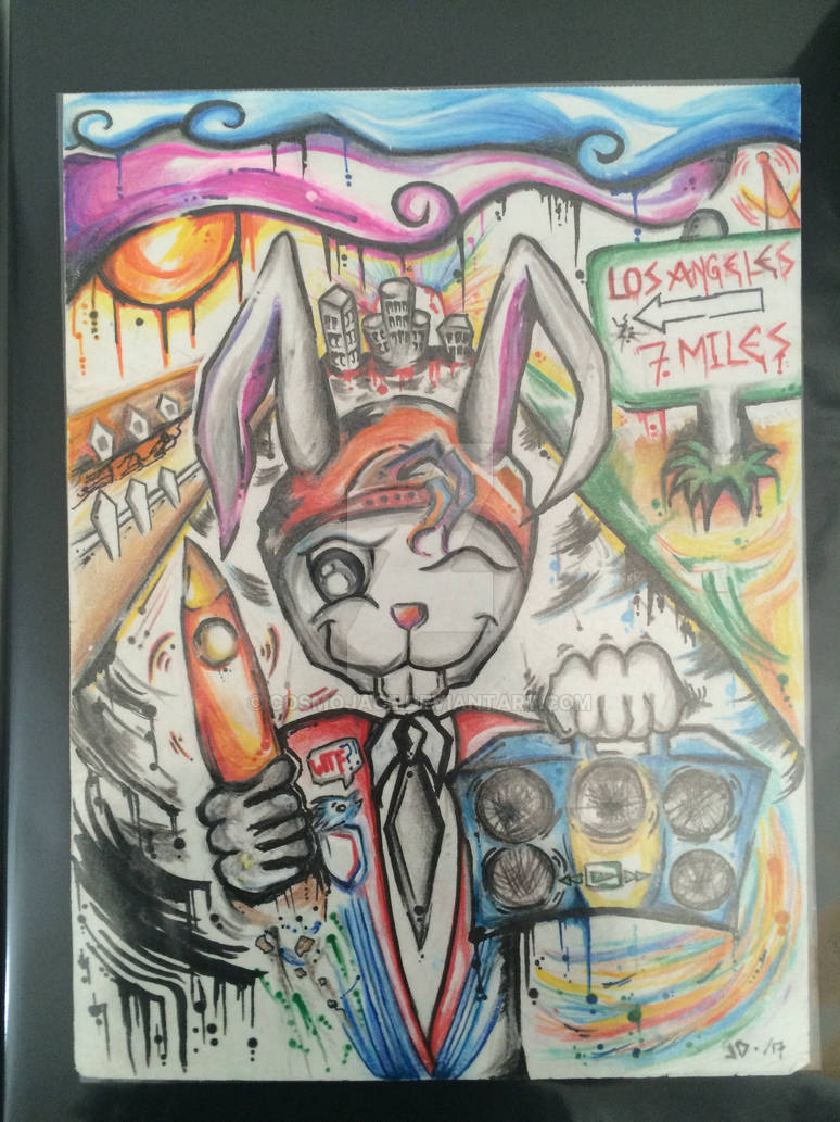 Punk rock Bunny by cosmojace on DeviantArt