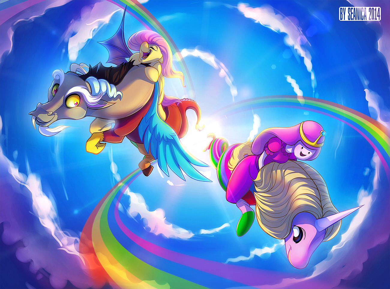 Adventure Time with FlutterCord and RainiGum