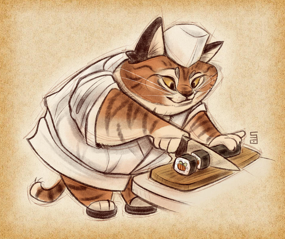 Sushi chef by Seanica on DeviantArt