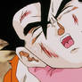 Gohan Losing Against Super Buu