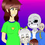 Chara x Sans family