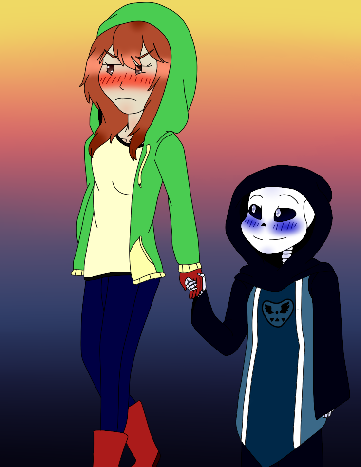 Storyshift! Chara X Altertale! Sans by Gem103 on DeviantArt