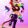 Commission - Rainbow Catgirl