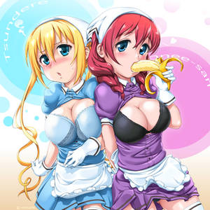 Kaho And Miu Service (Blend S)