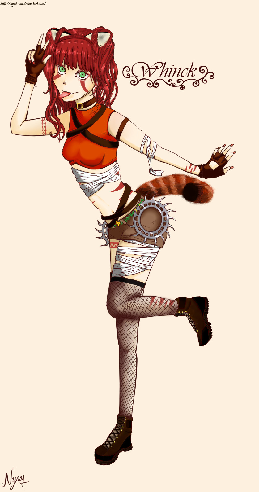 O'c : Panda Rojo Whinck by Nyssi-san on DeviantArt O'c : Panda Rojo Whinck by Nyssi-san on DeviantArt