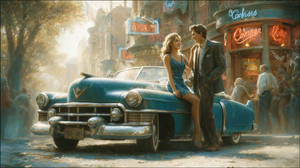 u7554574545 Vintage style art deco style 1950s Ame