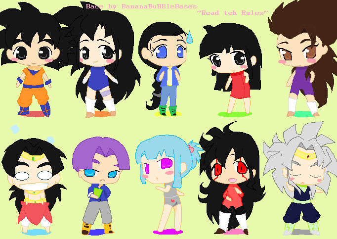 Chibi Db DBZ and DBIU Chibi's by Ootsutsuki on DeviantArt