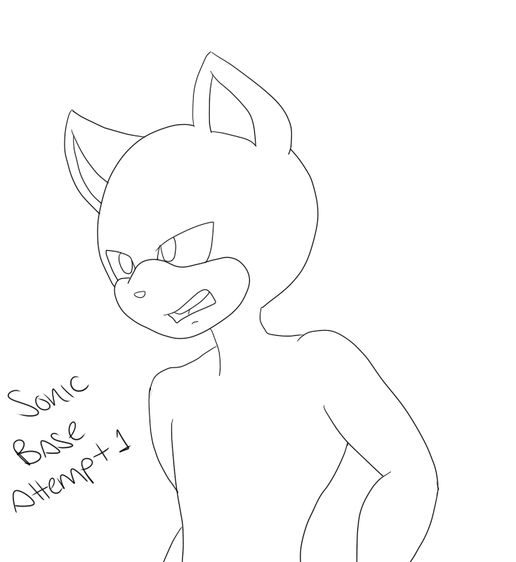 Sonic Male Base Attempt 1