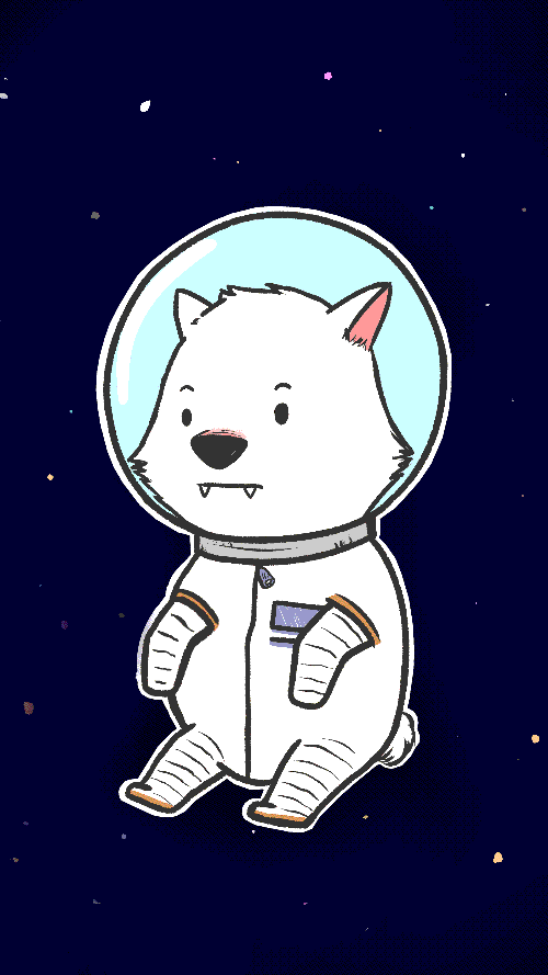 Dog In Space Gif I Have No Idea at Sophia Wiseman blog