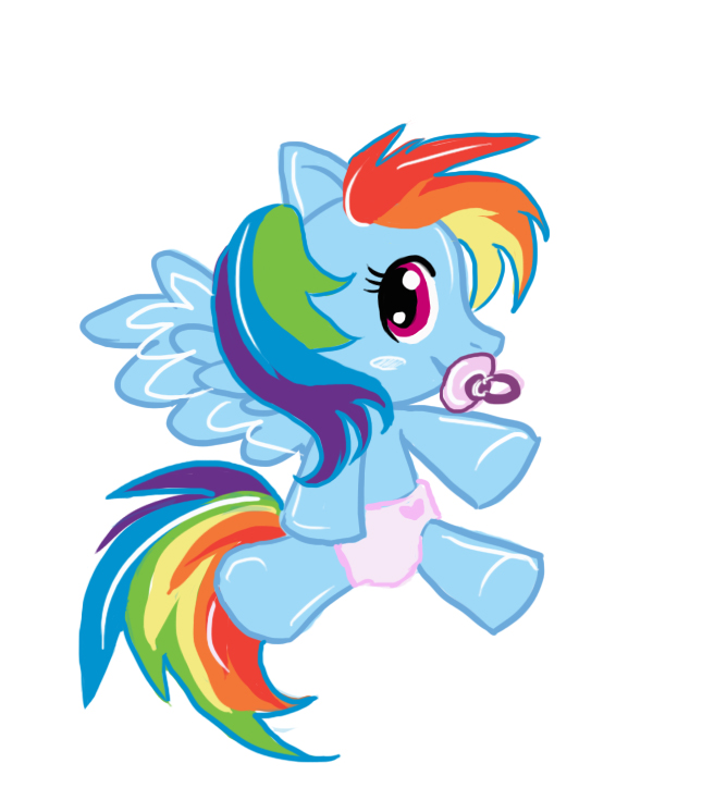 Baby Rainbow Dash