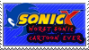Sonic X Fails Stamp