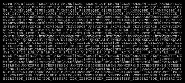 Ascii Art Random Dot Stereogram