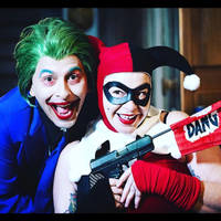 Joker and Harley Quinn Cosplay Self Portrait