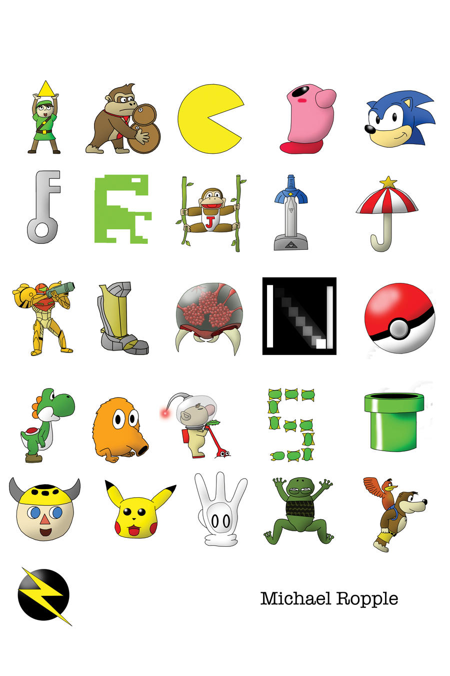 Video Game Alphabet by spacepig22 on DeviantArt