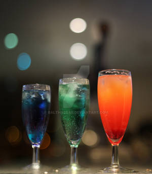 Cocktails and bokeh