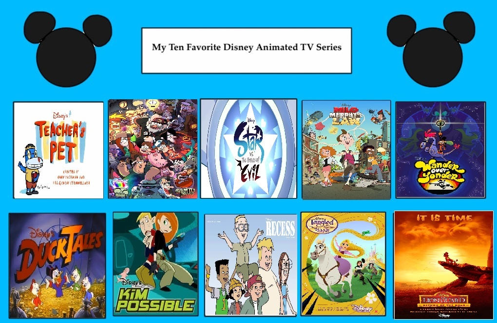 My Top 10 Favorite Disney Animated TV Shows by YukiSatash01 on DeviantArt