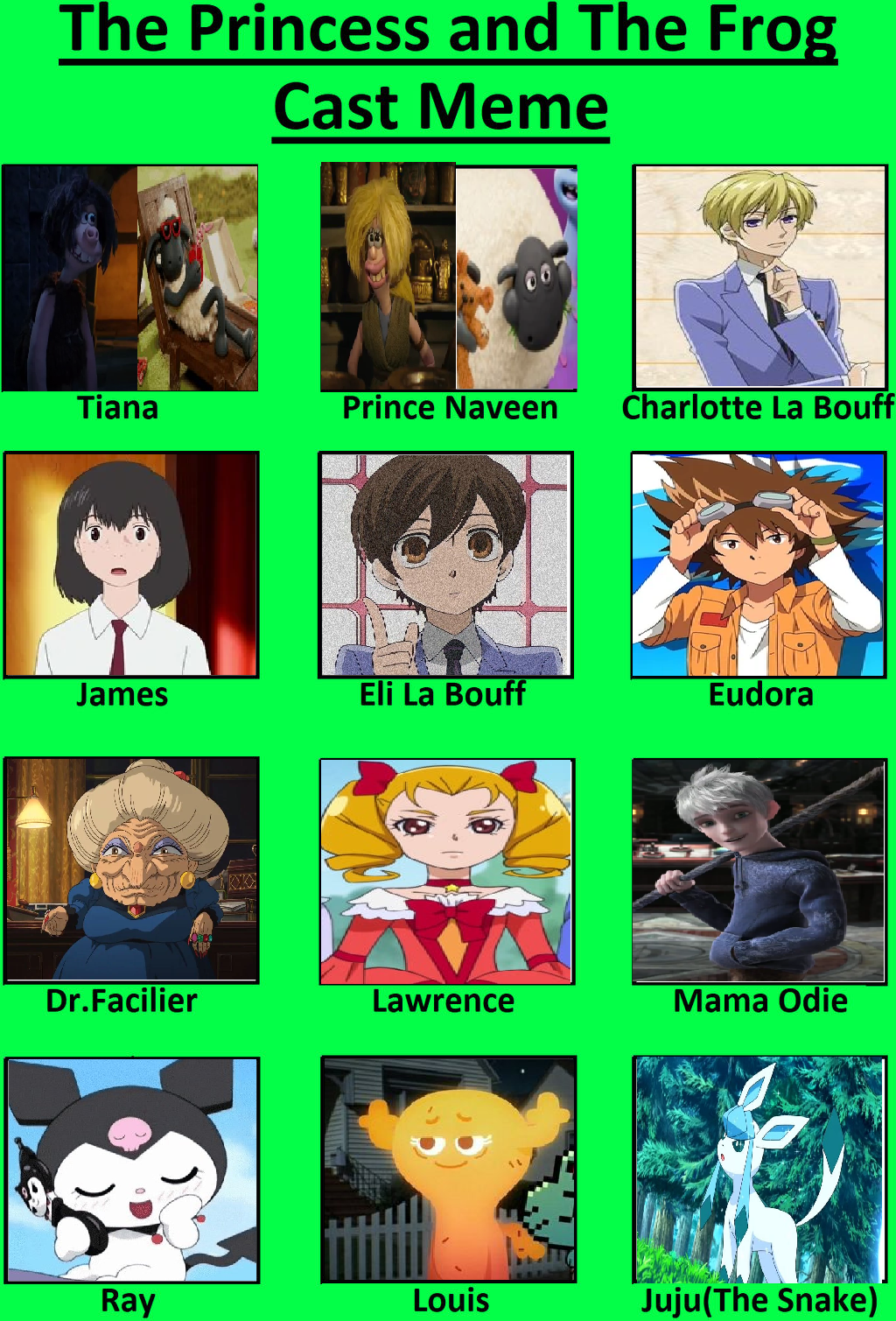 The Princess And The Frog Cast Meme By YukiSatash01 On DeviantArt The princess and the frog cast meme by yukisatash01 on deviantart