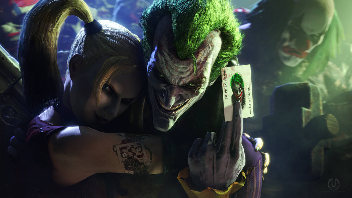 Joker and Harley Quinn | Batman by Urbanator