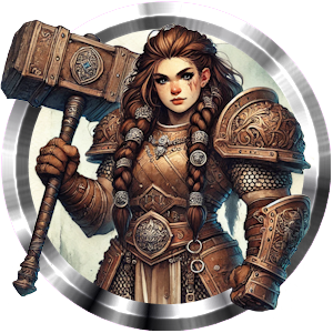11-3 Female Dwarf Fighter by digitaldndtokens on DeviantArt