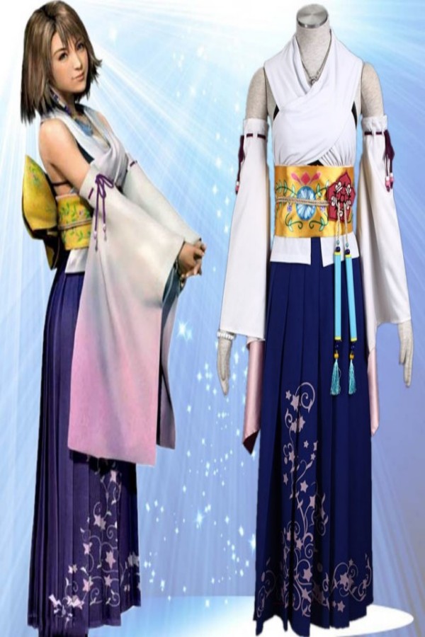 Final Fantasy Yuna Cosplay Costume