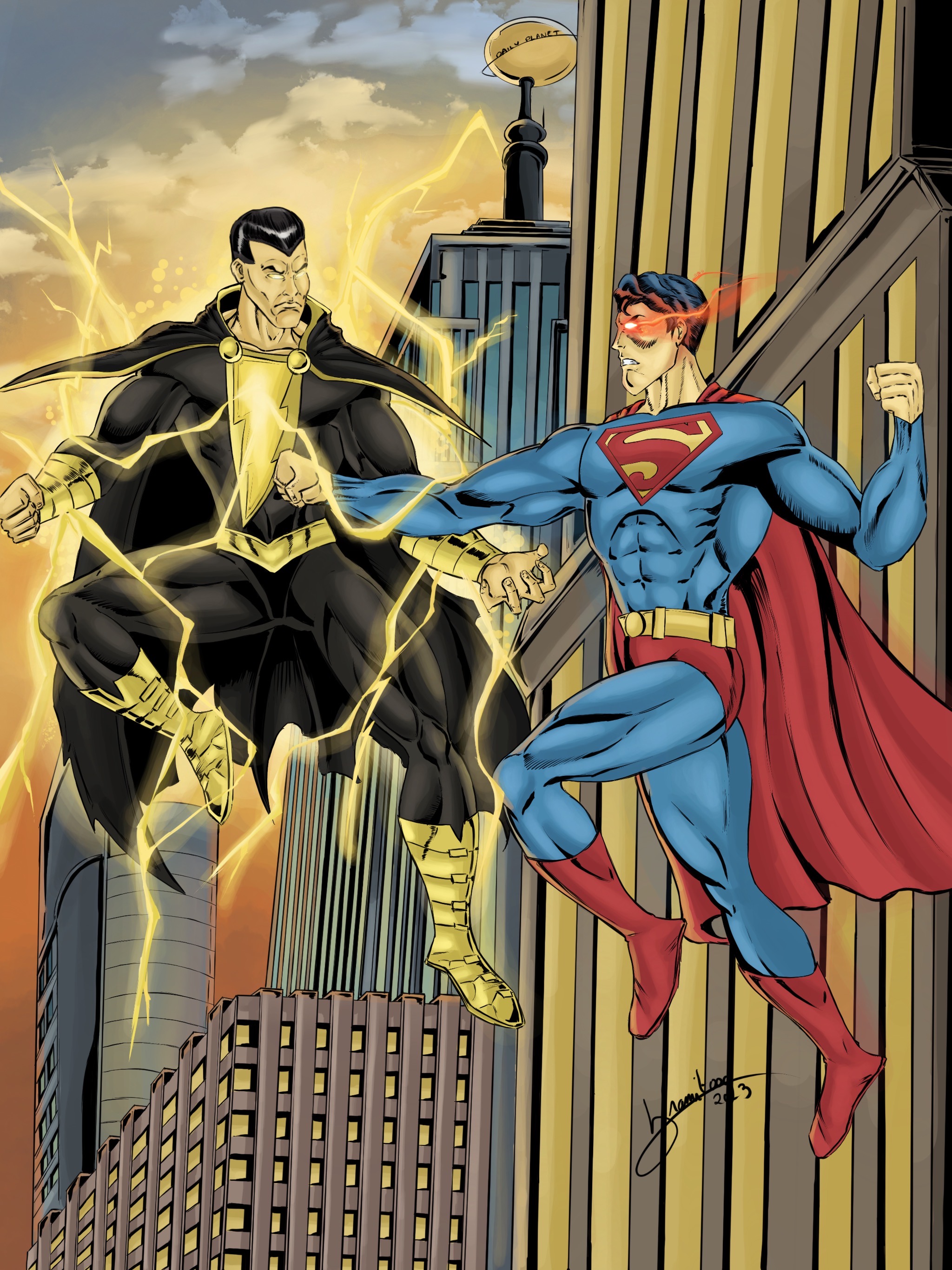 WarZilla on X: It's Coming #BlackAdam Vs #Superman Post Credit Tease   / X