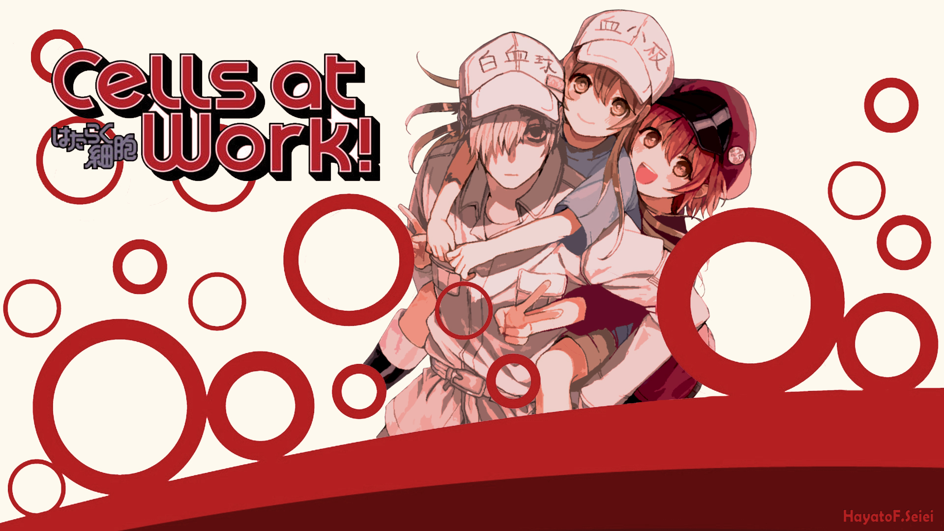 Download Cells At Work Anime White Blood Cell Wallpaper