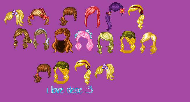 Animating Hairs by hailey-rocks7 on DeviantArt