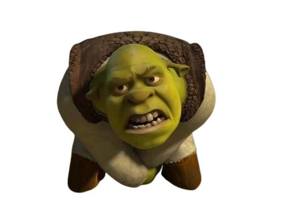 Shrek out side!! Png meme by Kylewithem on DeviantArt