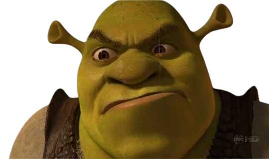 Shrek Gets Really Angry Png by PaddyMcClellan on DeviantArt