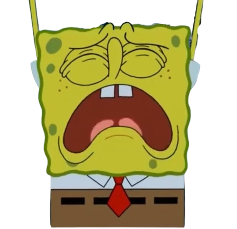 Sad SpongeBob (Transparent meme PNG) by SodiiumArt on DeviantArt