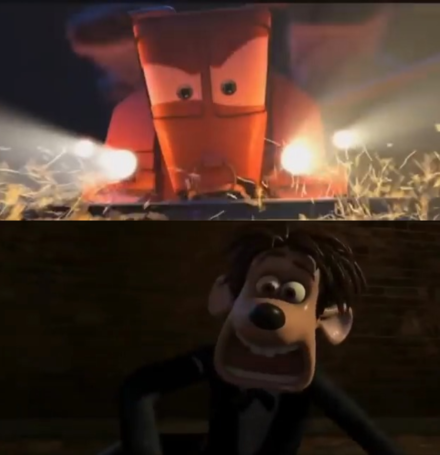 Roddy Scared Of Frank by PaddyMcClellan on DeviantArt